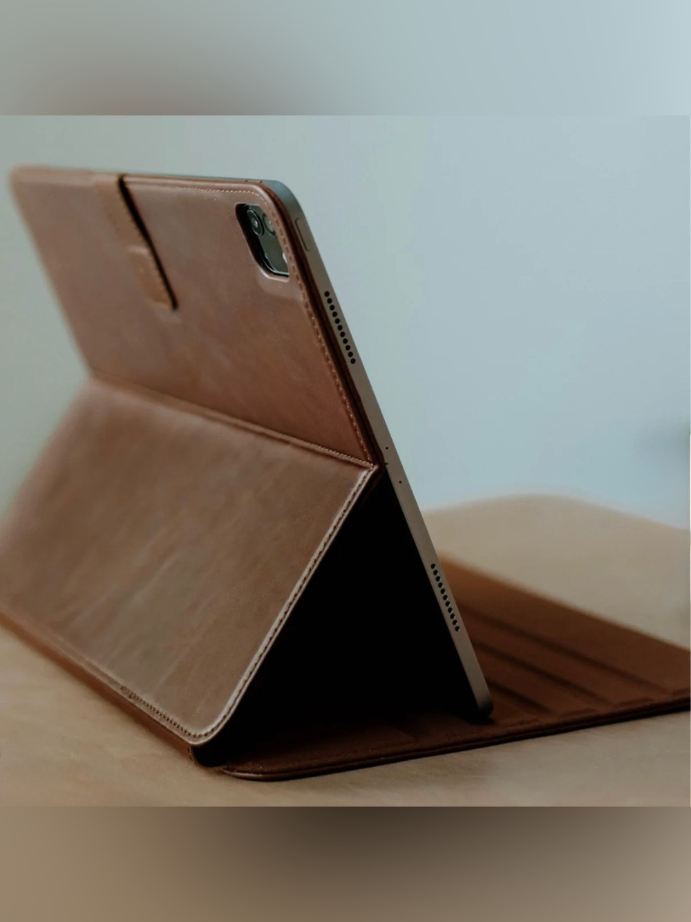Bullstrap iPad Pro 11” Premium Leather Folio Case | Brown NWT - Picture 4 of 9